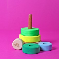 15010-drevena-skladaci-pyramida-mala-neonove-zelena