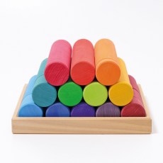 Velké válce duhové, průměr 4 cm