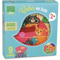 V2406-vilac-drevene-kostky-zviratka-9ks